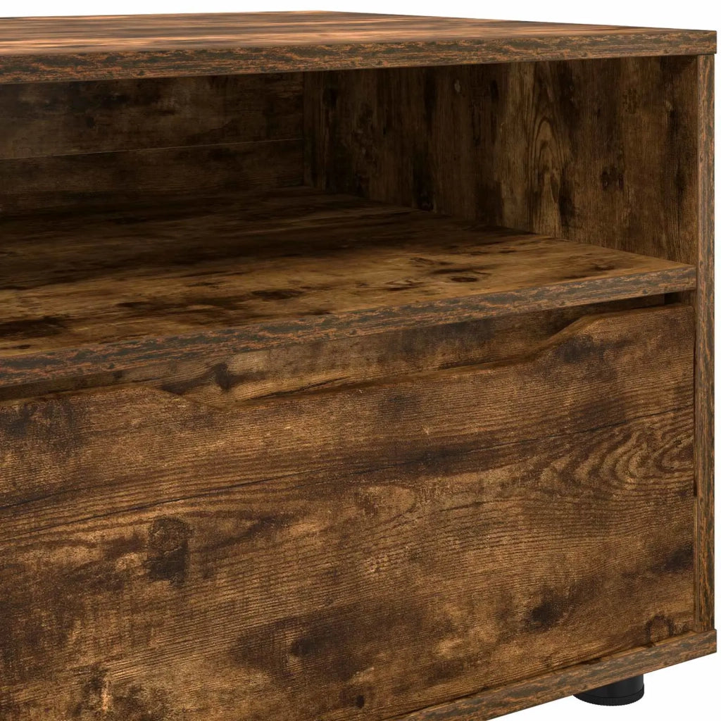 Mobile TV Rovere fumé 100 x 48 x 43 cm Legno multistrato 888932