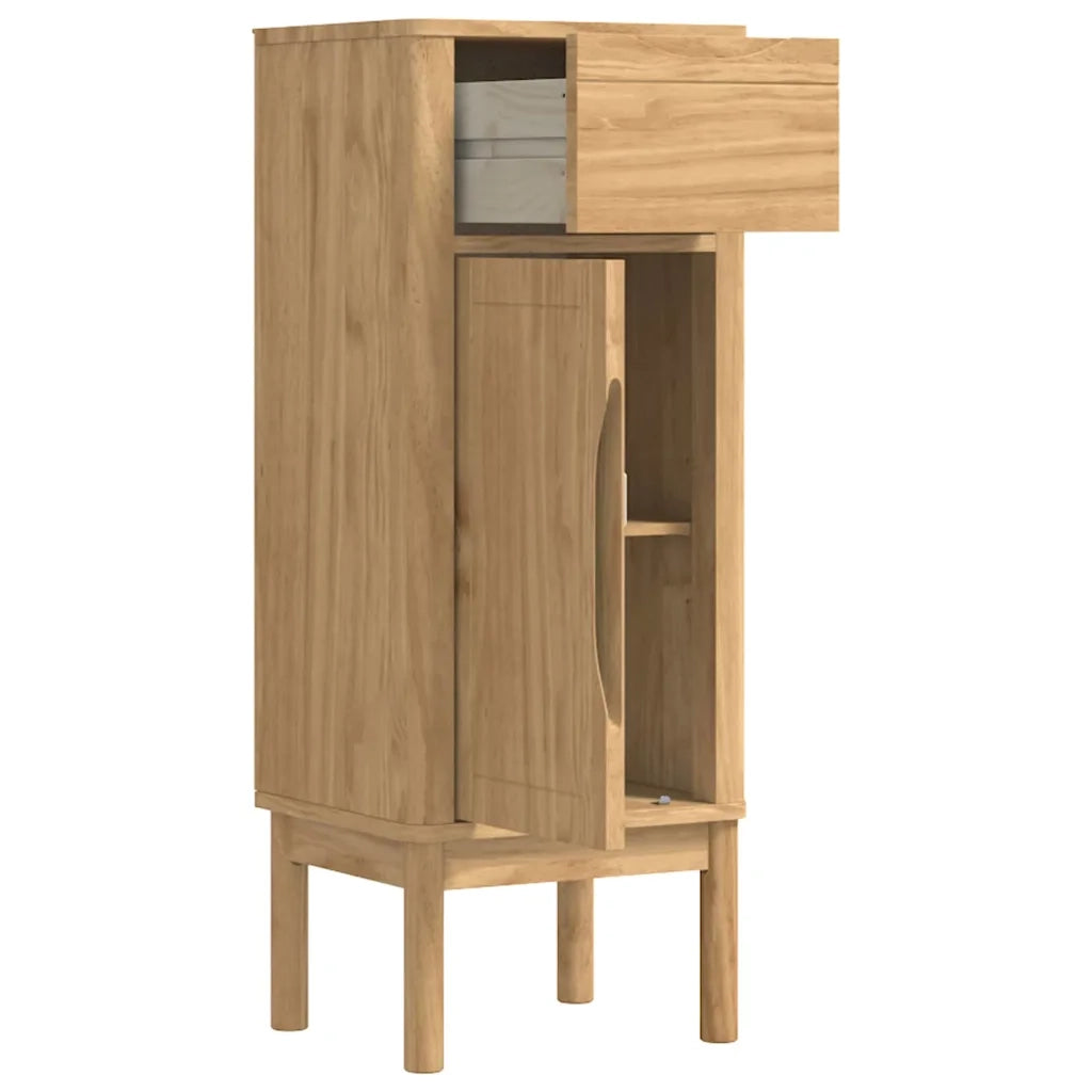 Mobile da Bagno con porta FLORO Marrone cerato 35 x 30 x 90 cm