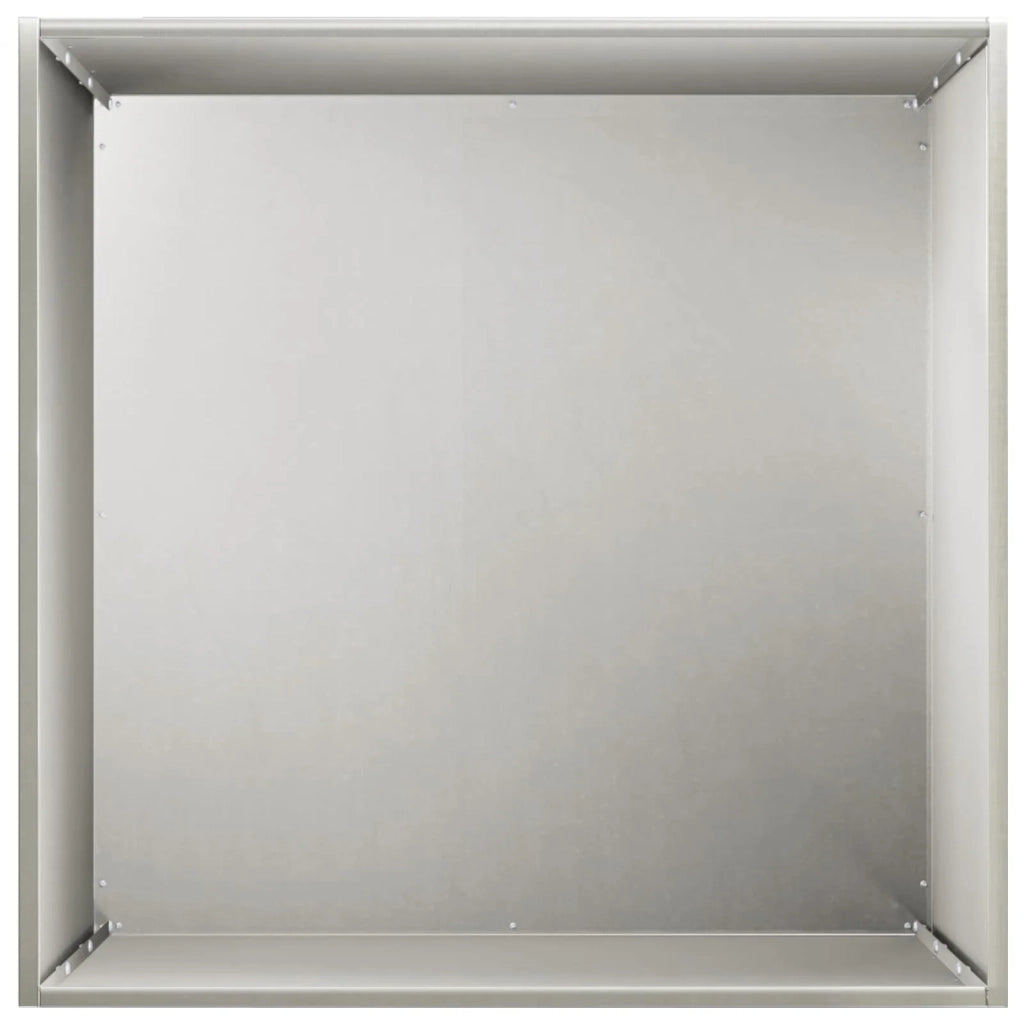 Vaso da giardino Argento 40 x 40 x 75 cm Acciaio Inox 8005380