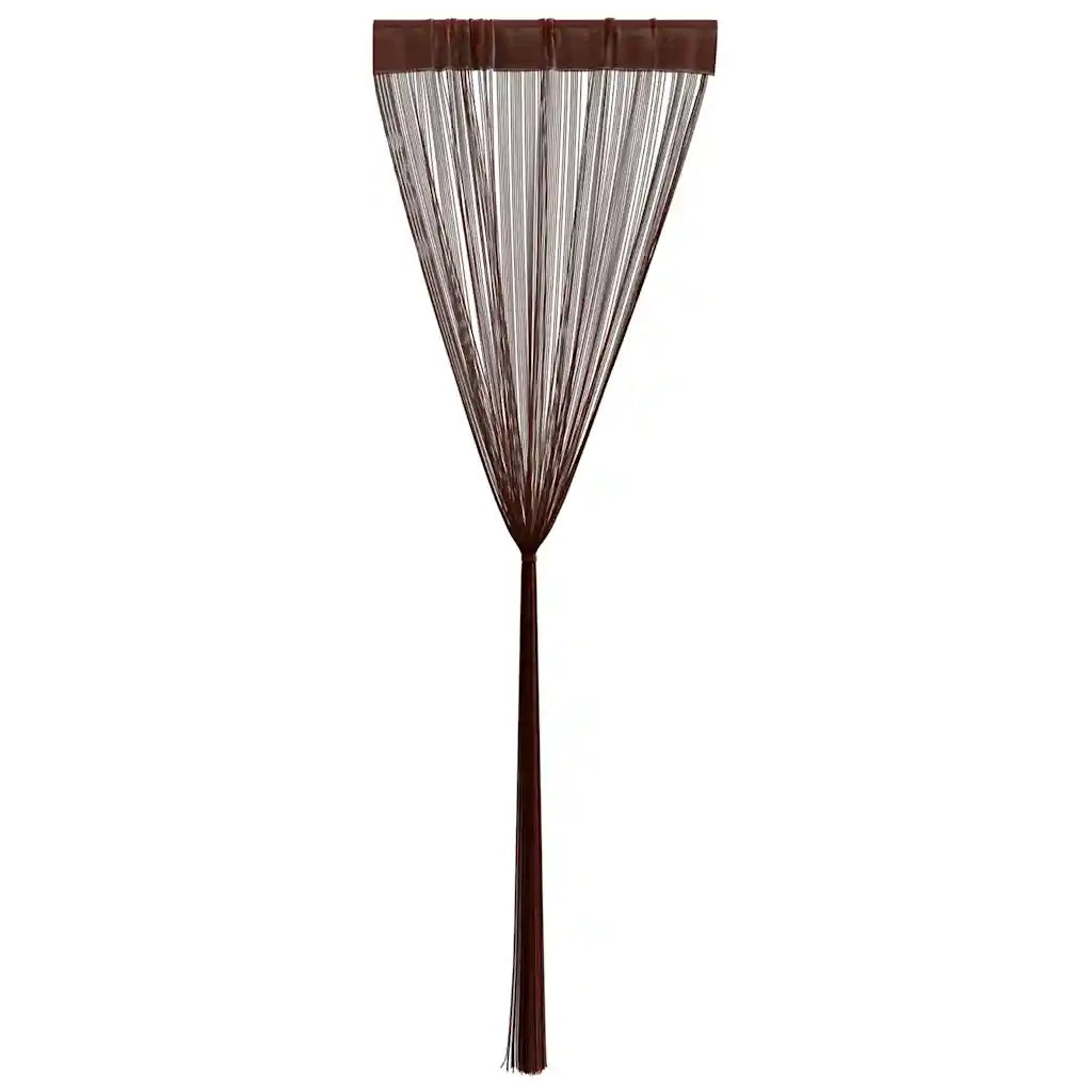 2 Pz Tende a Fili 140x250 cm Marroni 132411