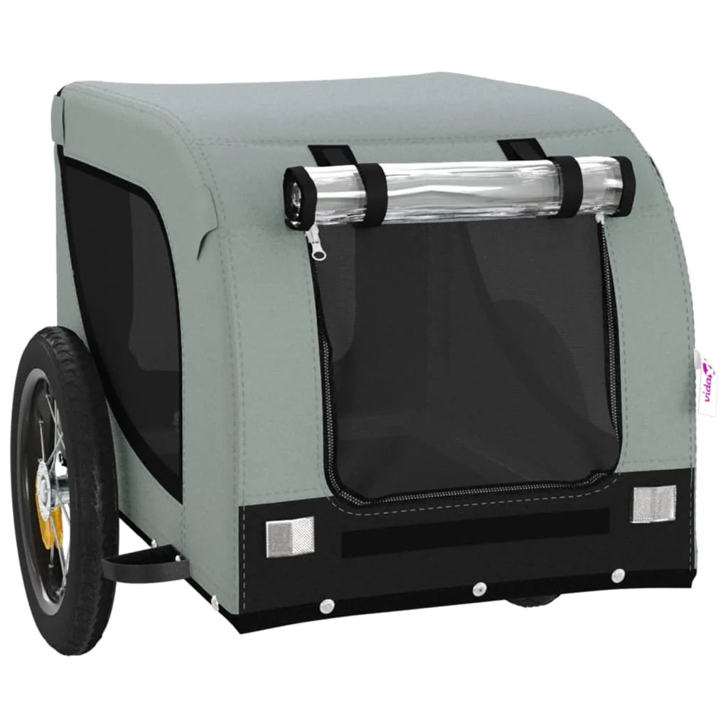 Rimorchio/carrello per animali domestici grigio 02_0044273