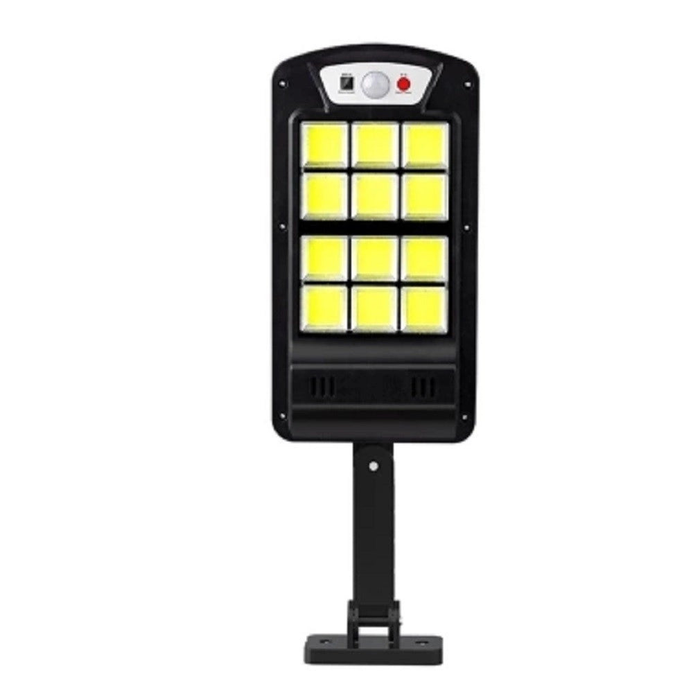Trade Shop - Luce Ad Energia Solare Sensore Di Movimento A Led Staffa Telecomando Giardino -