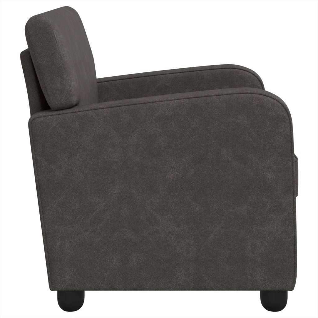 Poltrona Nero antico Similpelle 42043437