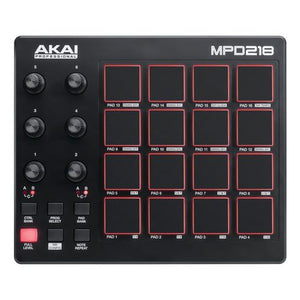 Controller disc jockey akai mpd 218 black - 0694318016930