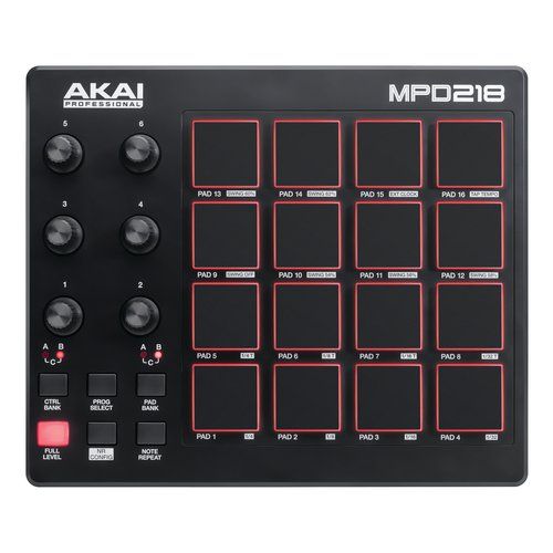 Controller disc jockey akai mpd 218 black - 0694318016930
