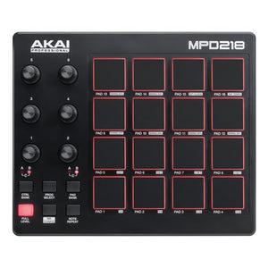 Controller disc jockey akai mpd 218 black - 0694318016930