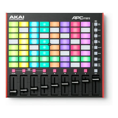 Controller disc jockey akai apc mini mkii black e red - 0694318025604