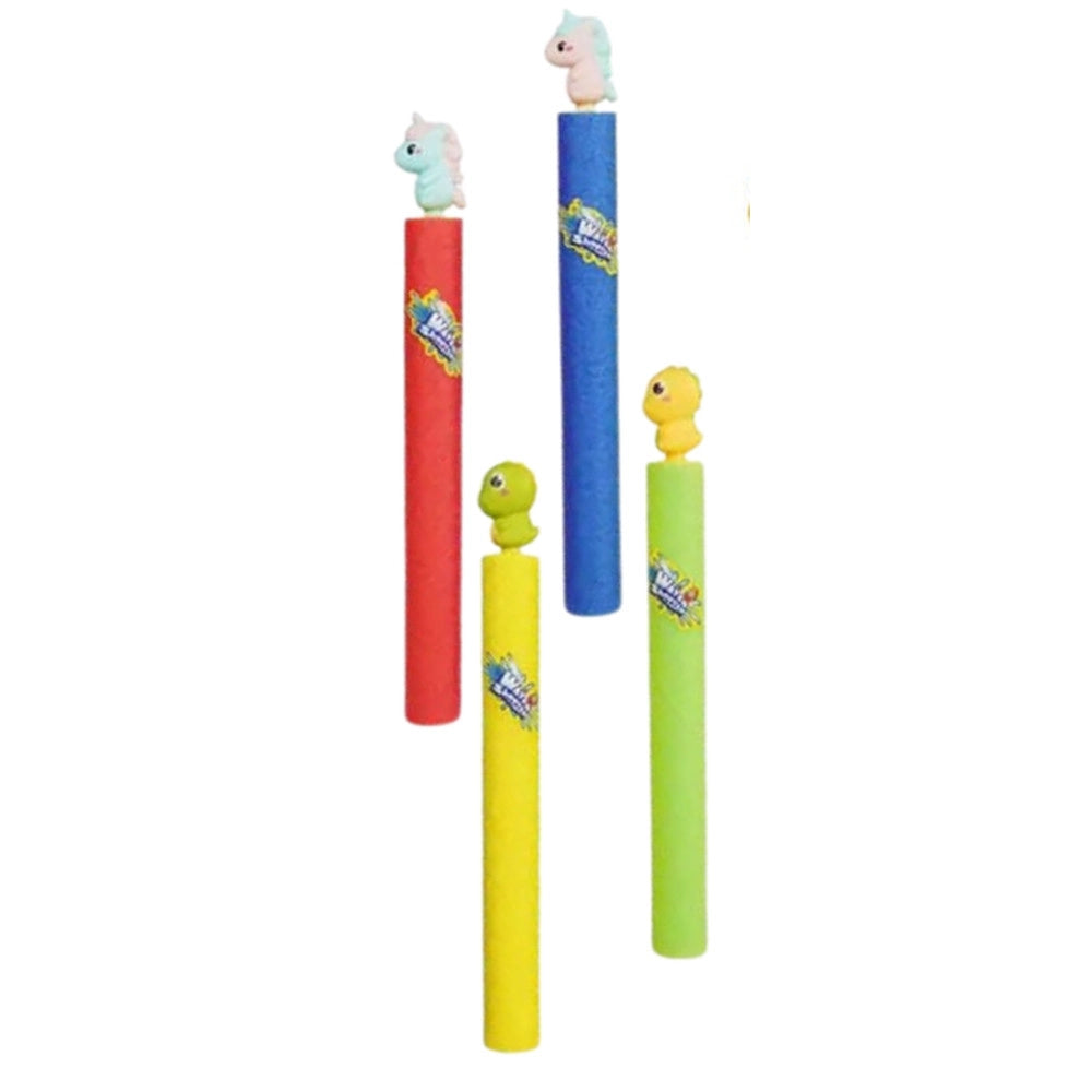 Trade Shop - Tubo Pistola Spara Acqua Con Animaletti 36x4cm Schiuma Giocattolo Per Bambini 6559062 -
