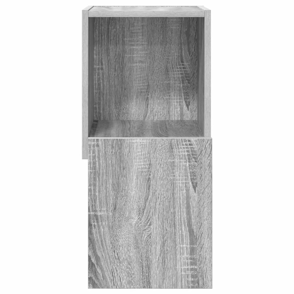 Mobile angolare Grigio Sonoma 30,5x30x65cm Legno multistrato