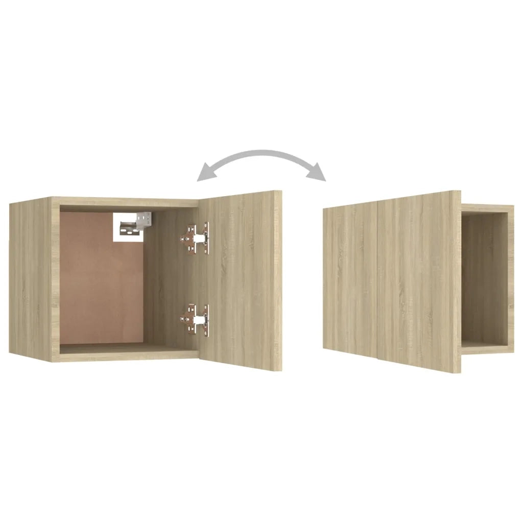Set Porta TV 8 pz Rovere Sonoma in Truciolato cod mxl 11983