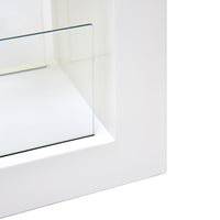 Camino a Bioetanolo da Pavimento 78x58x25 cm Omega Bianco