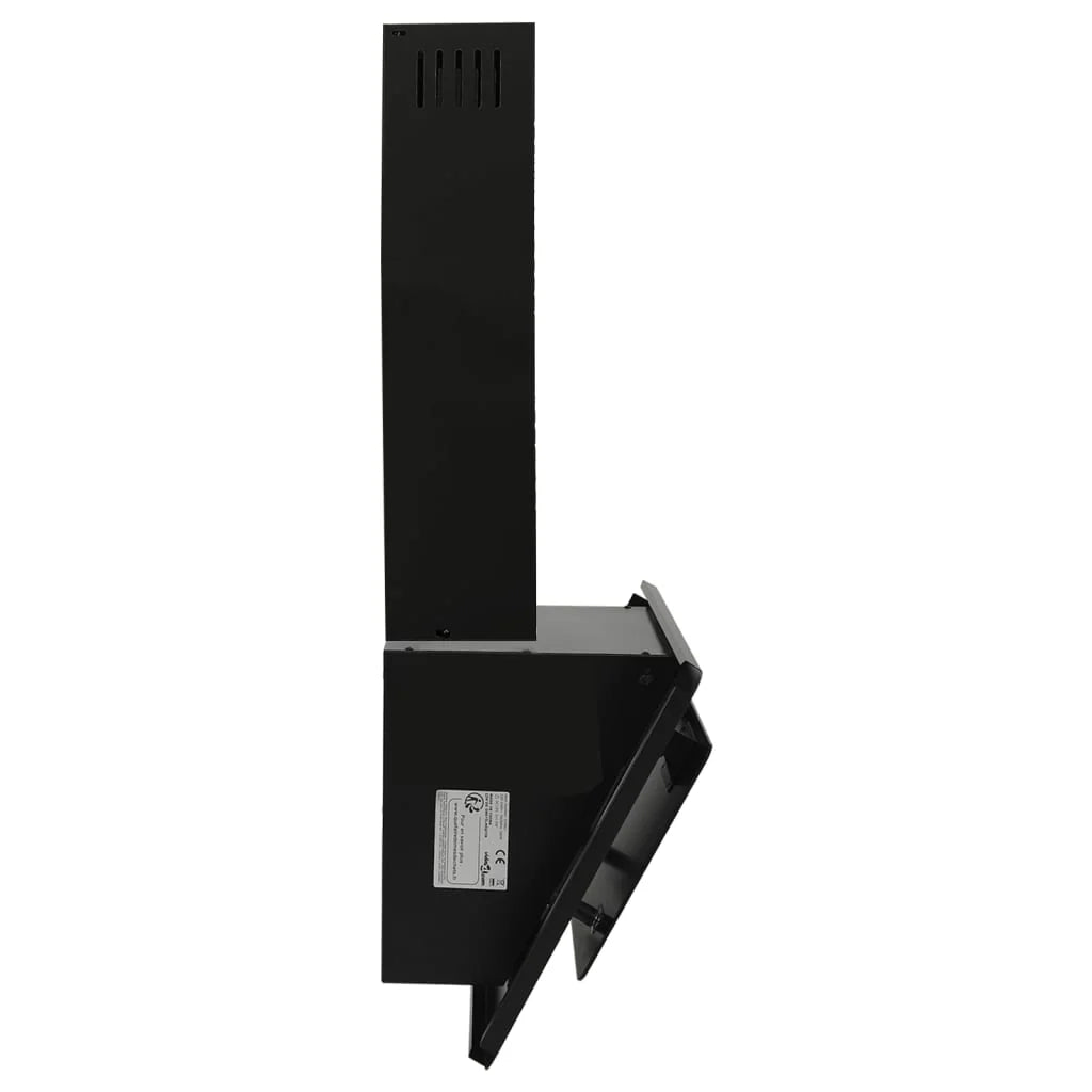 Cappa a parete da 60 cm in acciaio inox e vetro temperato nero 02_0005844