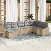 Set di divani con cuscino 9 pcs polyrattan 3360661