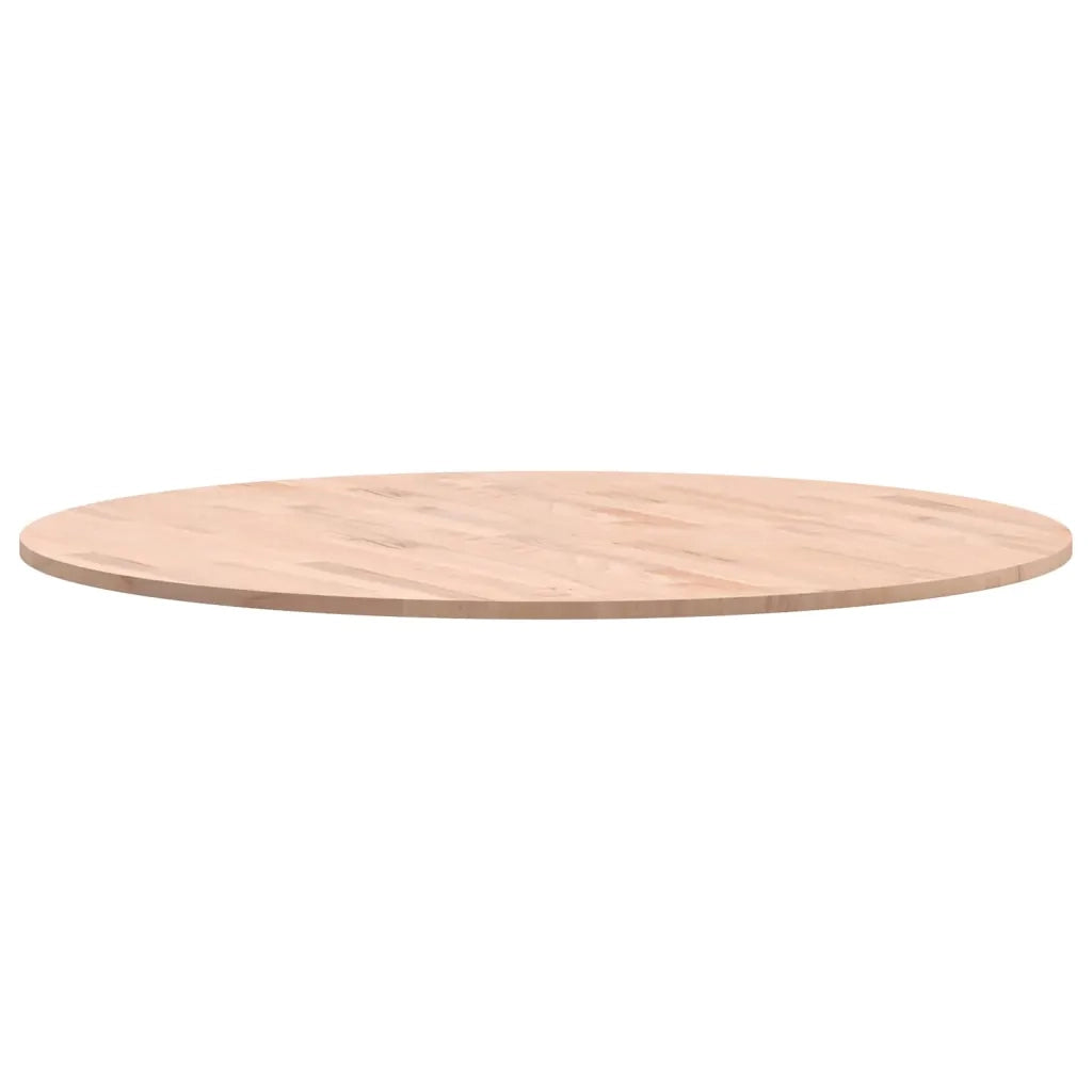 Piano per Tavolo | Superficie Tavolo | Piano Scrivania ?90x1,5 cm Rotondo in Legno Massello di Faggio