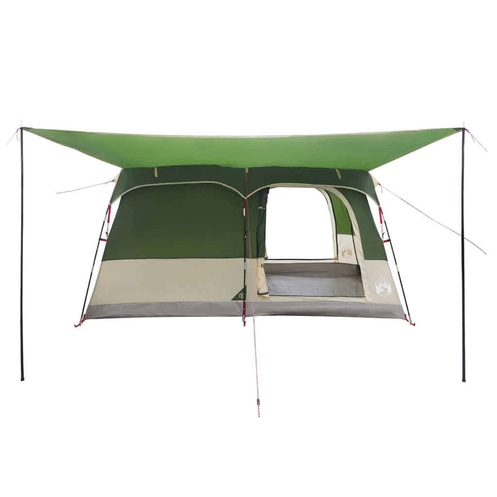 Tenda Familiare con tetto Verde 320 x 210 x 180 cm Poliestere 42028489