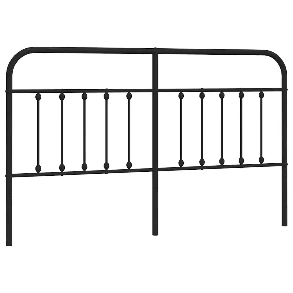 Testiera di Ricambio in Metallo Nero 180 cm 352614