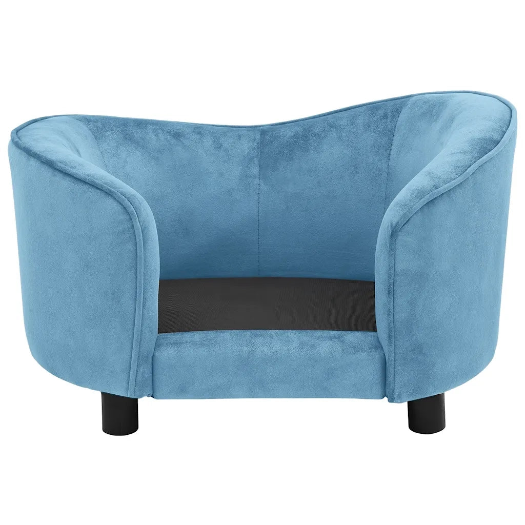 Divano per Cani Turchese 69x49x40 cm in Peluche 171026