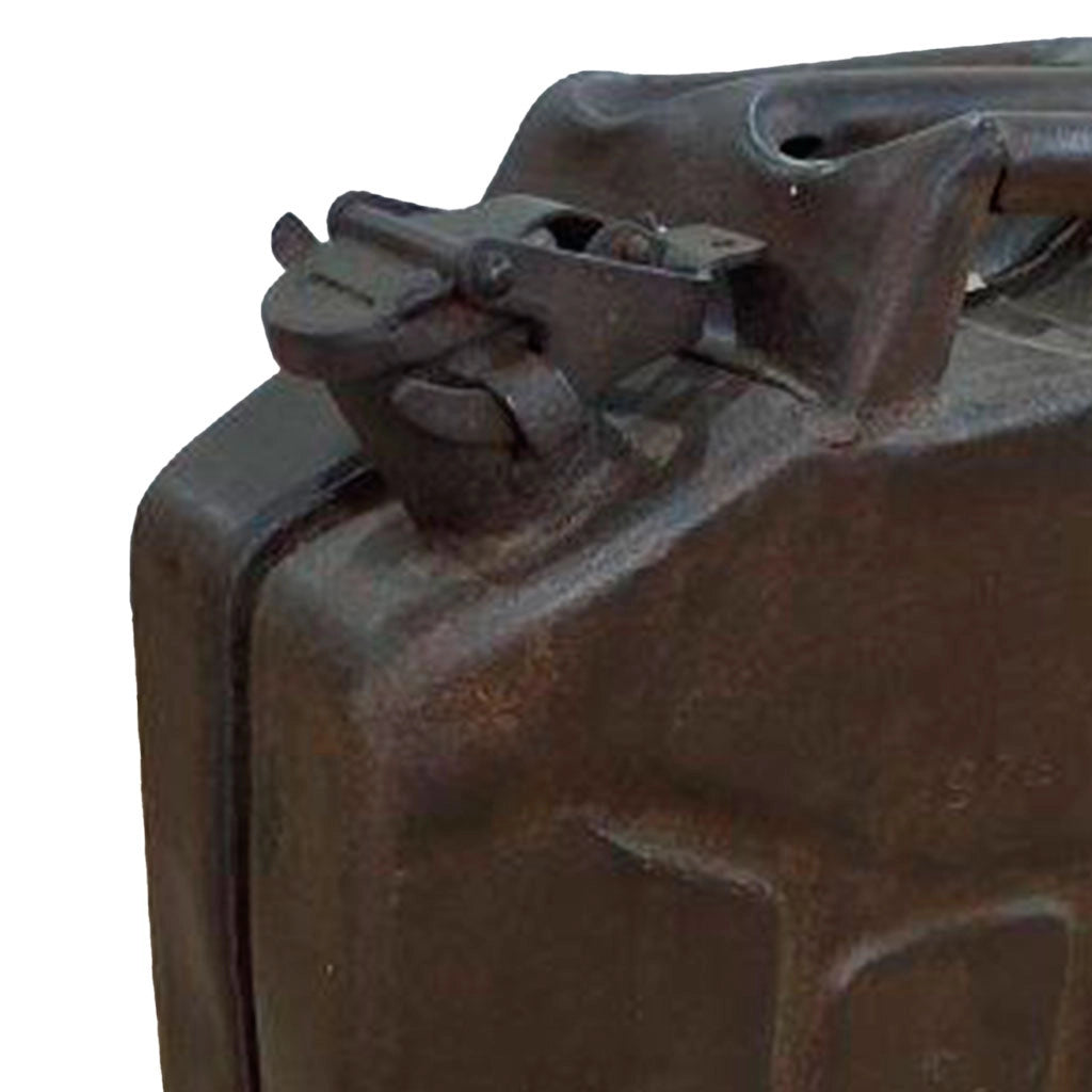 Bidone in metallo con finitura artigianale 33x14x46