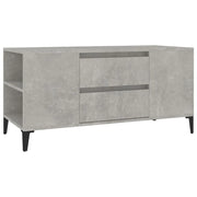 Mobile TV multimediale mensola TV credenza mobile TV sala da pranzo soggiorno camera da letto 102 x 44,5 x 50 cm legno ingegnerizzato grigio 02_0025620