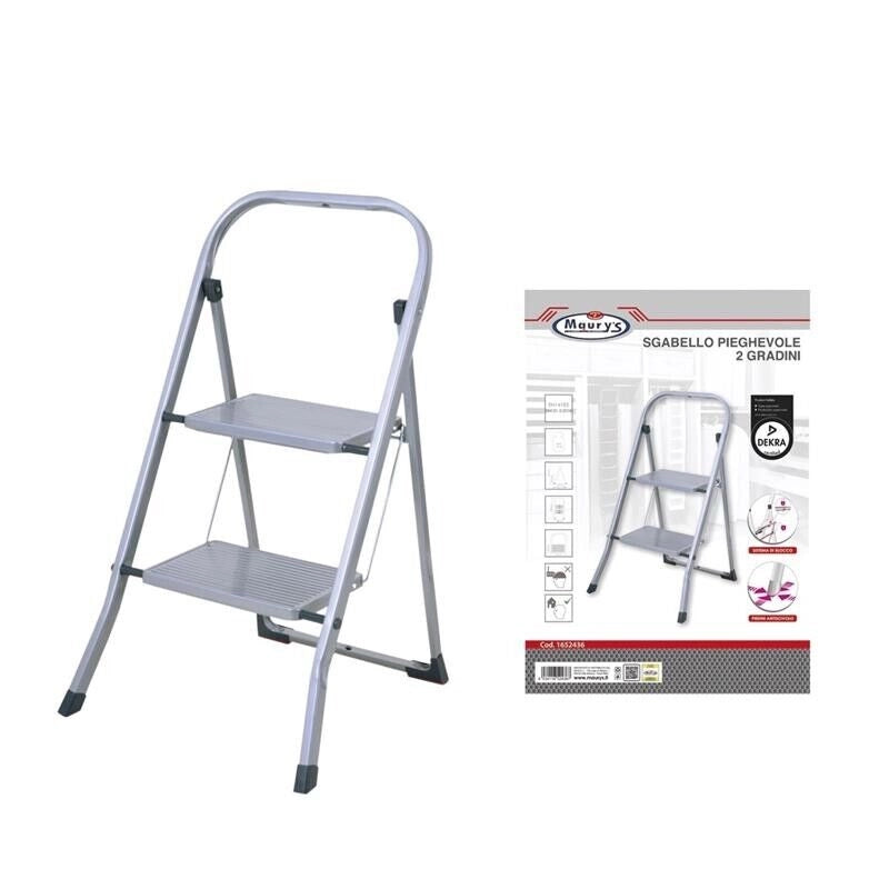 MAURY'S SGABELLO SCALA PIEGHEVOLE A 3 GRADINI