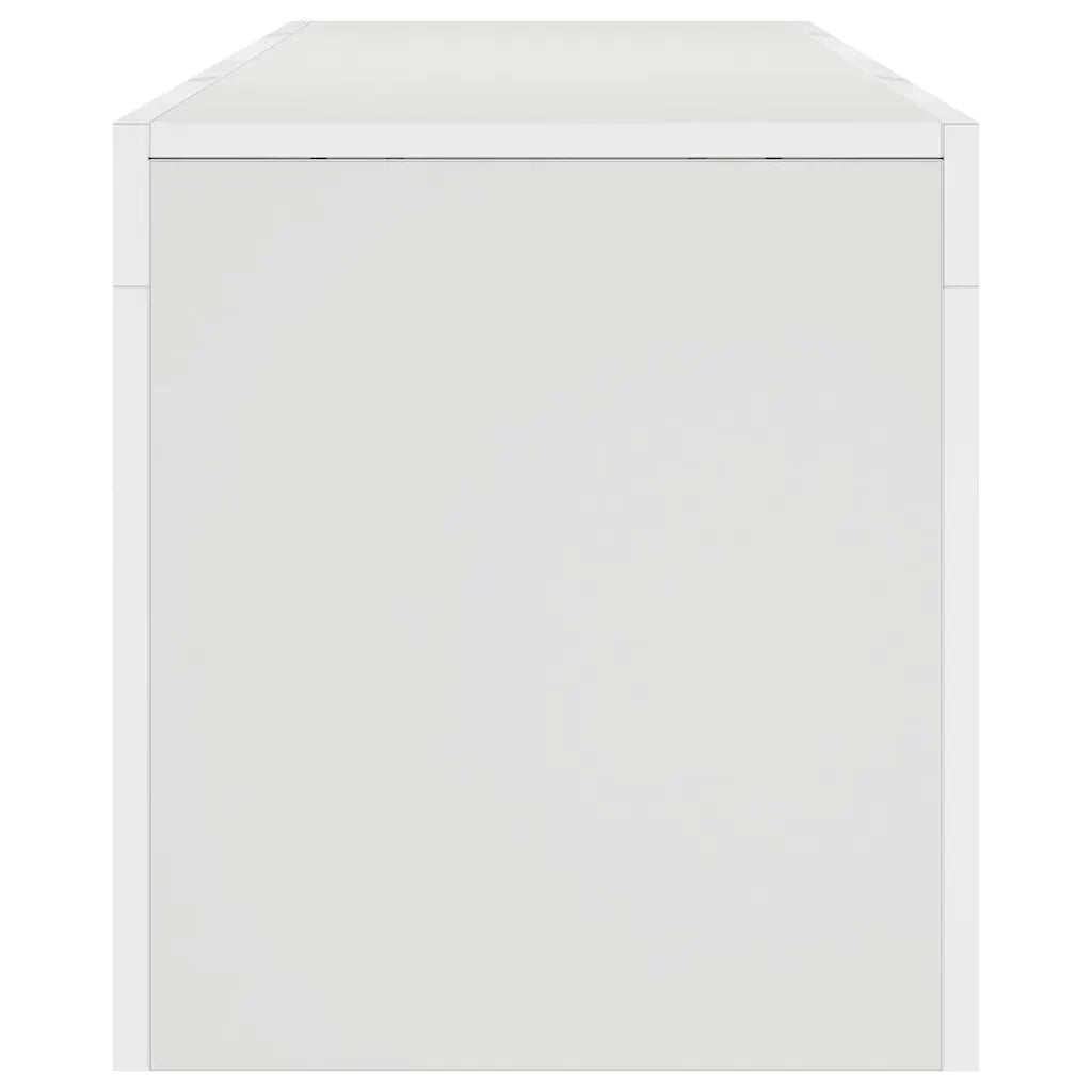 Mobile Porta TV con Luci LED Bianco 140x36,5x40 cm 804364