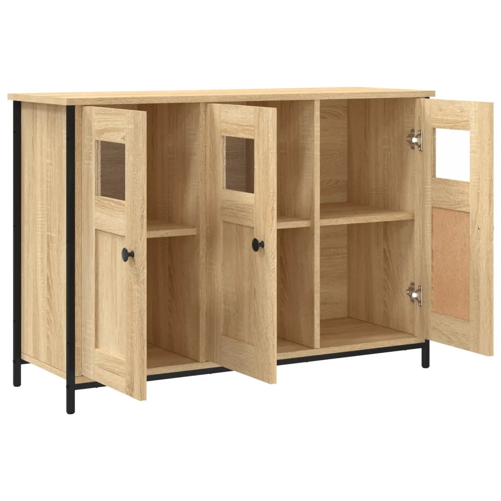 Credenza | Madia | Buffet da pranzo | Armadio da pranzo Rovere Sonoma 100x35x70 cm in Legno Multistrato