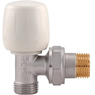 DETENTORE ANGOLARE X RADIATORE 397 ITAP - OTTONE NICHELATO 3/8M- 2 pezzi