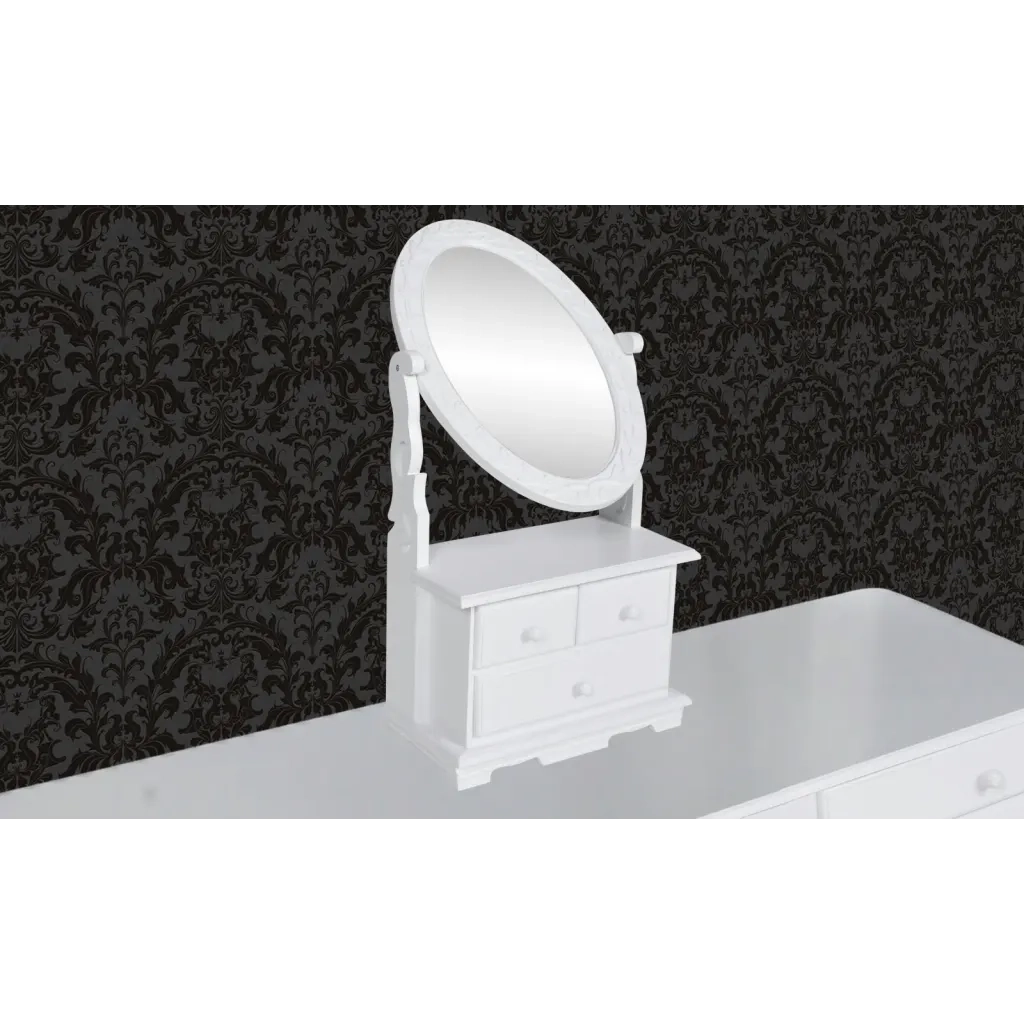 Toletta con Specchio Oscillante Ovale in MDF cod mxl 97252