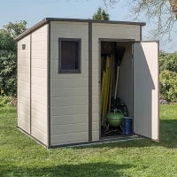 Casetta da Giardino Manor 6x6 Pent, Beige, 183,5 X 185 X 200 h