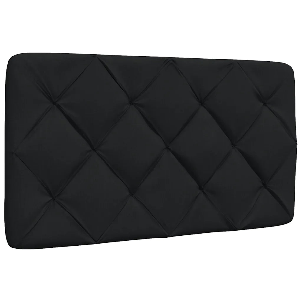 vidaXL Letto con Materasso Nero 90x200 cm in Tessuto
