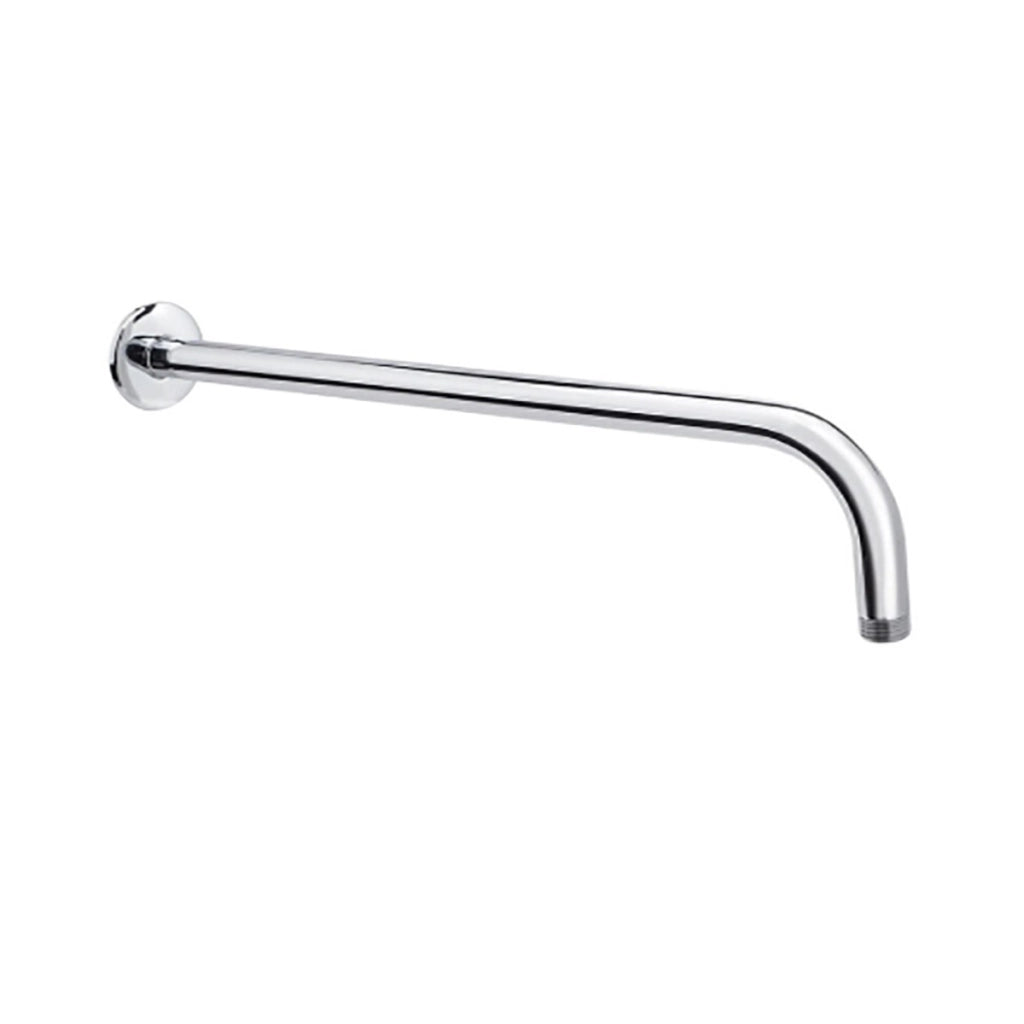 TUBO BRACCIO DOCCIA A MURO 35CM ACCIAIO CROMATO PER SOFFIONE UNIVERSALE 01986