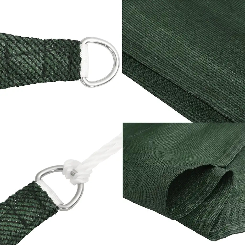 Vela Parasole 160 g/m² Verde Scuro 4x6 m in HDPE 311464