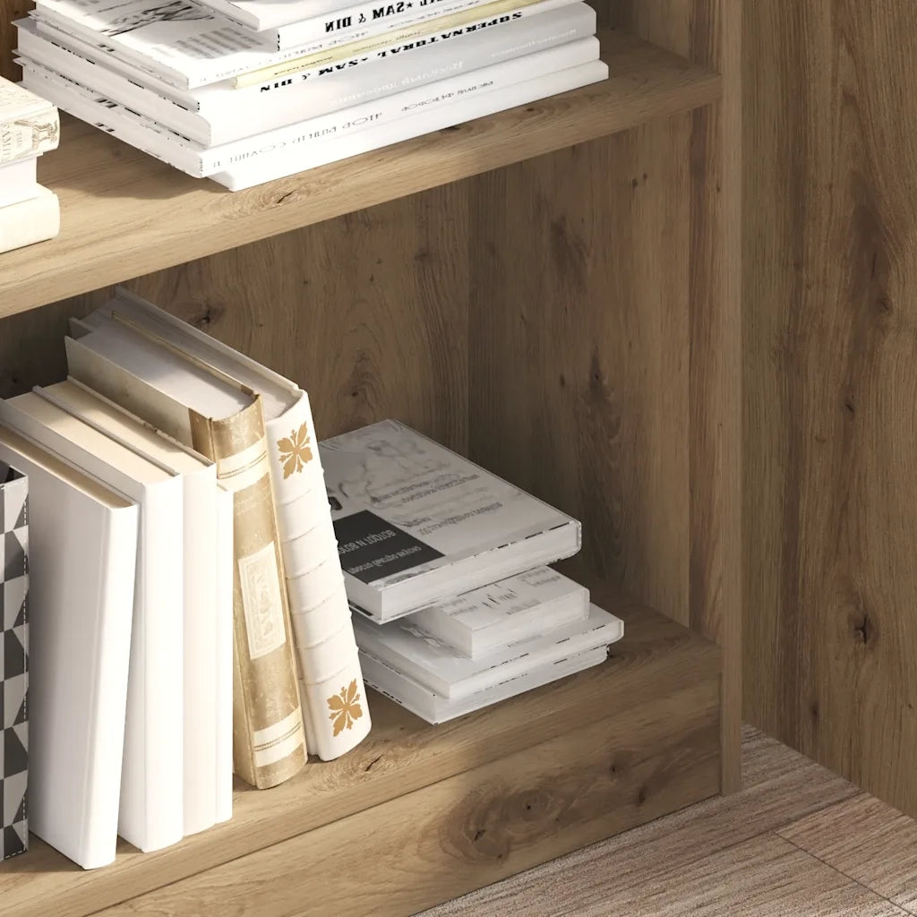 Libreria Rovere Artigianale 80x24x109 cm in Legno Multistrato 857843