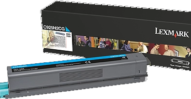 ORIGINAL Lexmark toner ciano C925H2CG C925 ~7500 Seiten cartuccia di stampa regolare