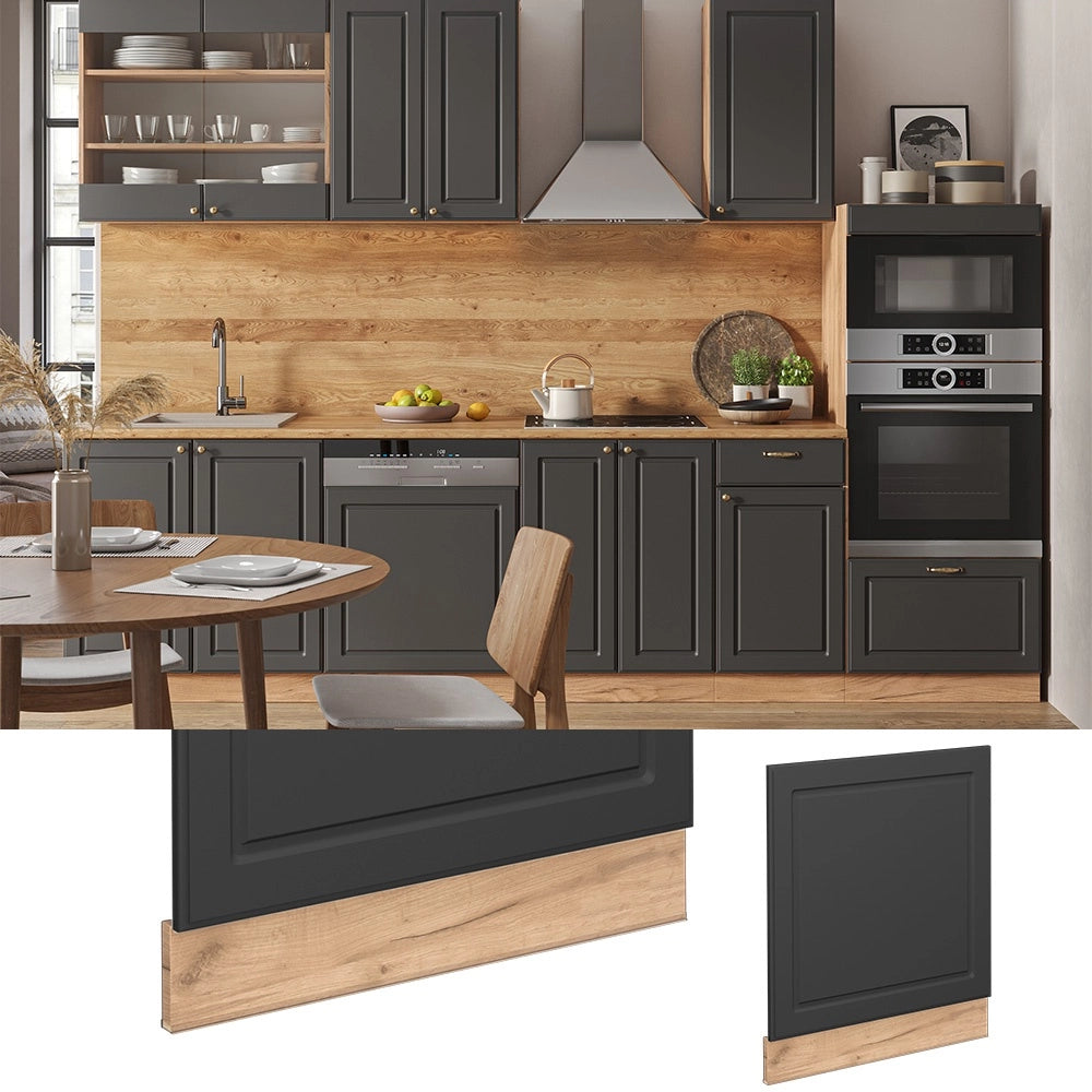 Pannello frontale Fame-Line Antracite-oro/Rovere dorato 60 cm, PL Rovere Vicco