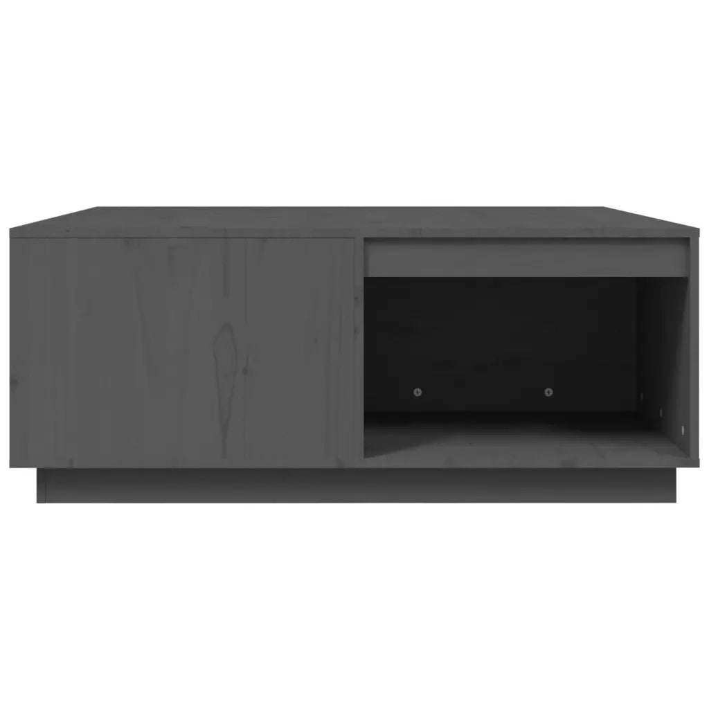 Tavolino da salotto | Tavolino da caff¨¨ | Tavolino da Soggiorno Grigio 100x101x40,5 cm Legno Massello Pino