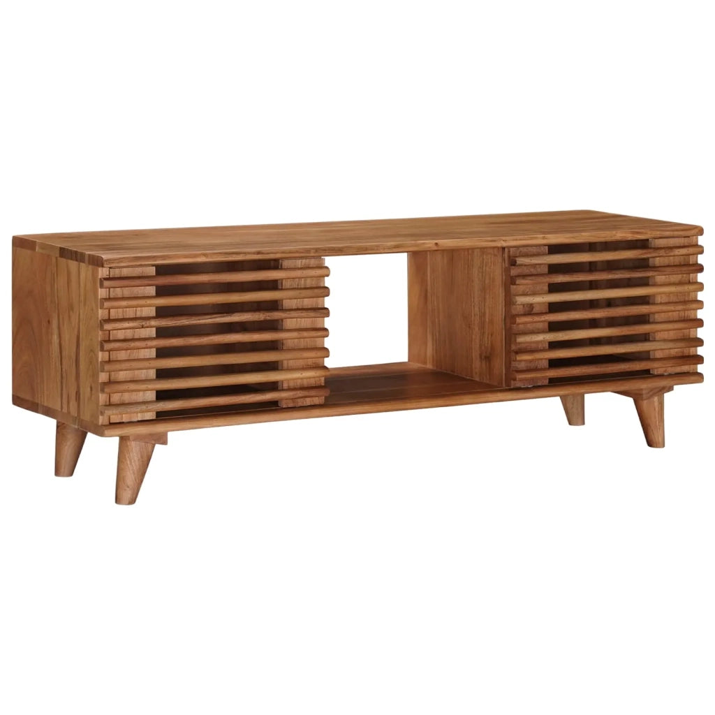 Mobile TV con archiviazione con porta Naturale 105 x 30 x 35 cm
