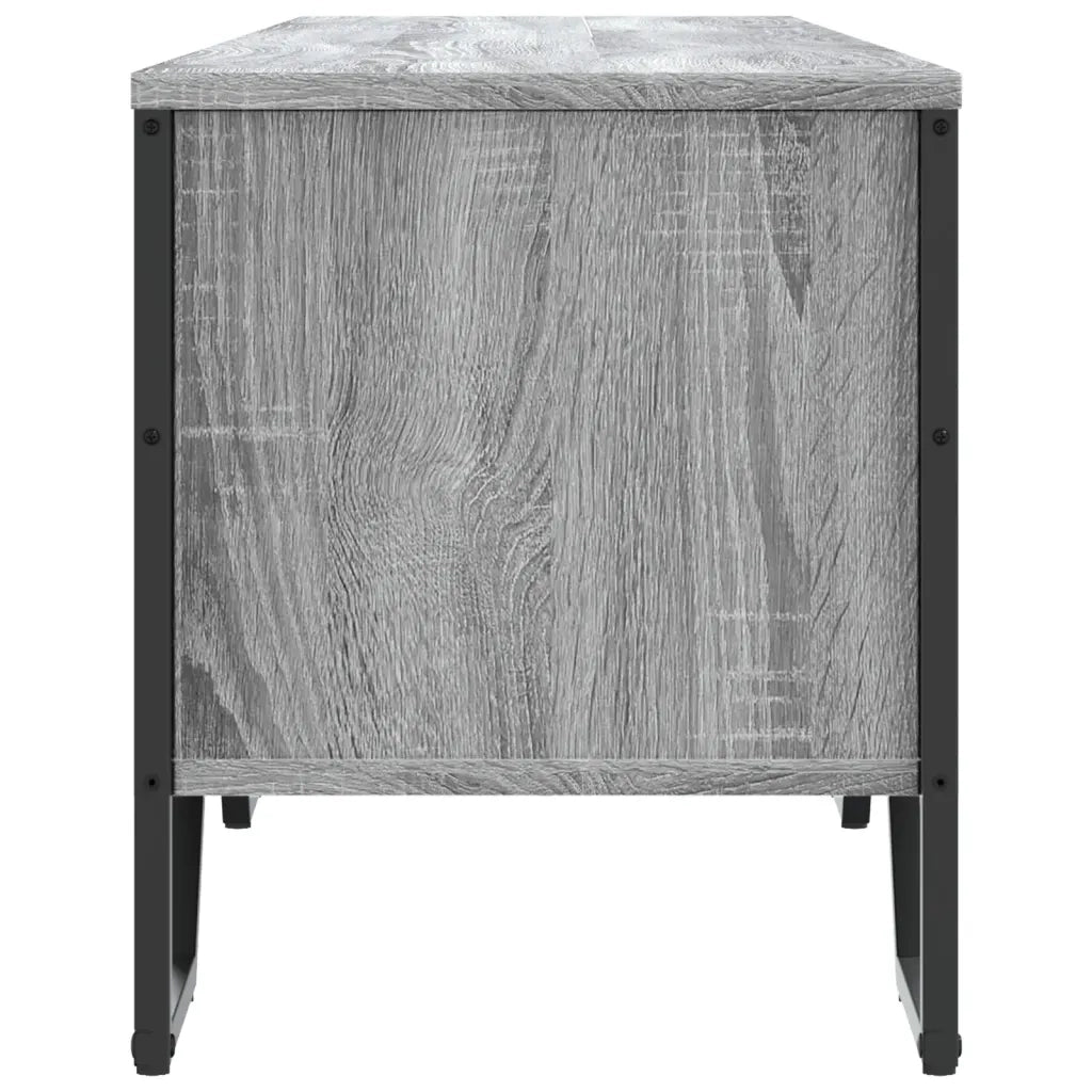 Mobile Porta TV Grigio Sonoma 180x34x41cm in Legno Multistrato