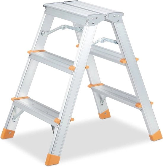 Trappola per cucina ripiegabile - doppia trappola in alluminio - trappola per cucina a 3 gradini - fino a 150 kg - leggera