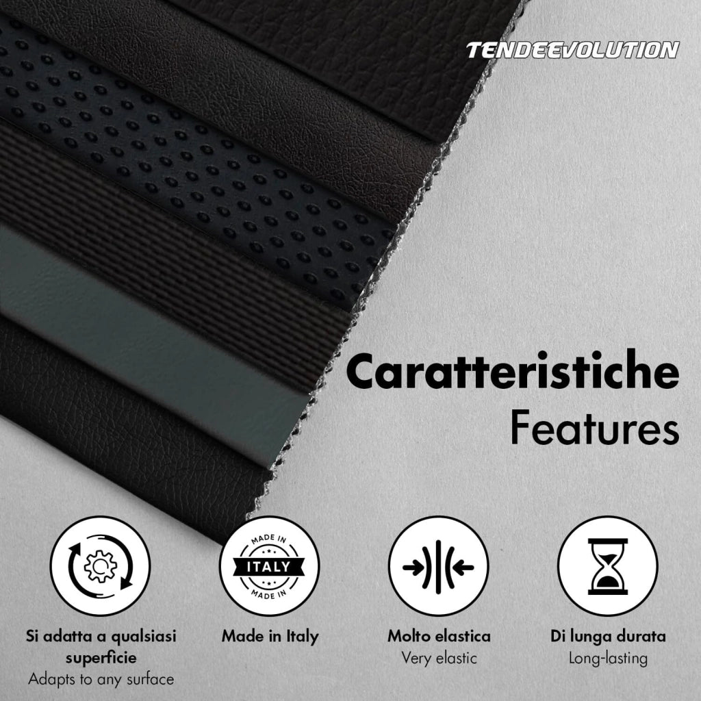 Ecopelle "Sky" - Colore Marrone - Elastica, Resistente, 100% Impermeabile - Ideale per Auto, Moto, Arredamento - Vendita al Mezzo Metro