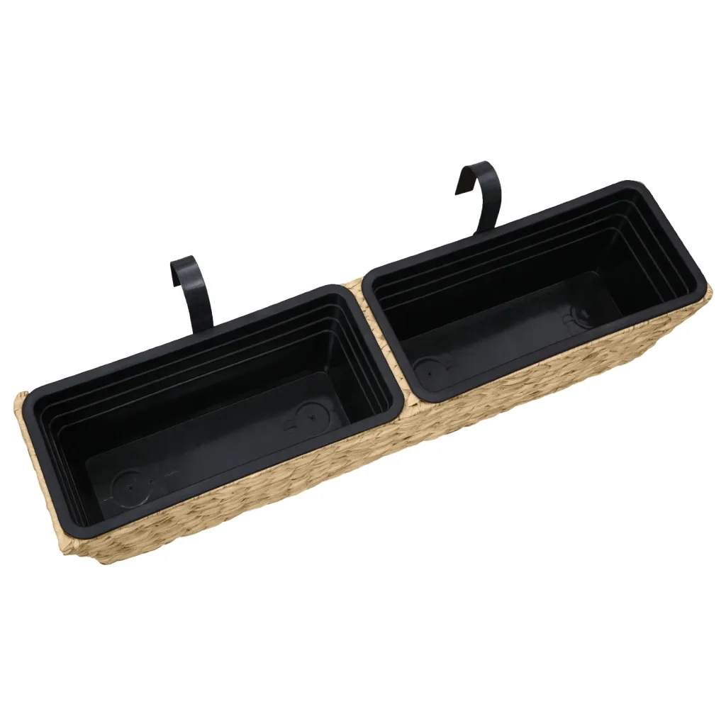 Fioriere 2 pz in Giacinto Intrecciato 45580