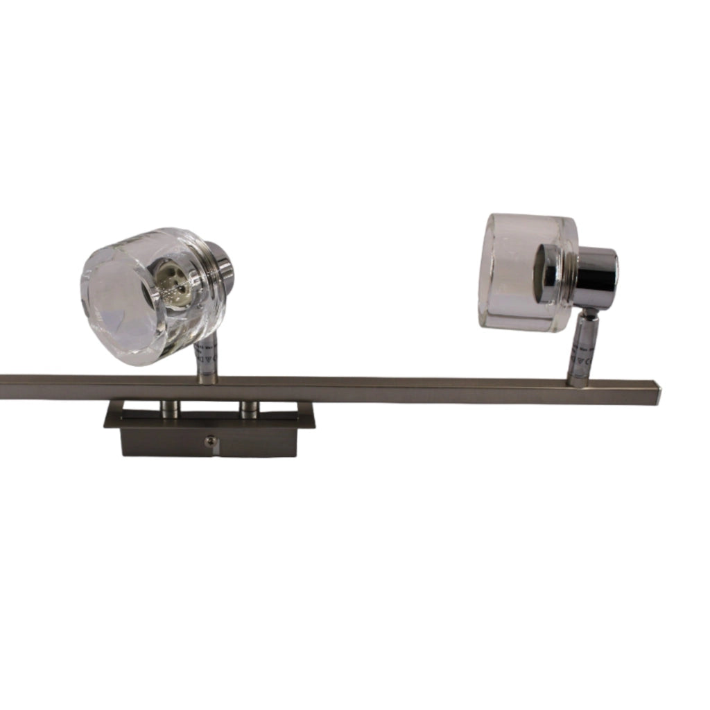 Stecca 3 Faretti con Vetro 3X50W GU10 - Serie AMBURGO ALEYAY