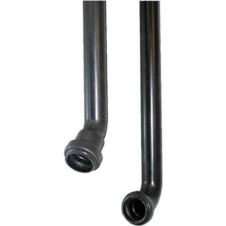 TUBO DI CACCIATA AD INCASSO PER CASSETTE ALTE 180 cm - con morsetto - Ø 30-32 mm