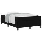 vidaXL Letto a molle Nero e Nero 120 x 200 cm