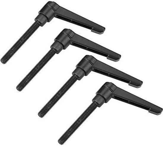 Set di Maniglie Adattabili a 4 pezzi - Maniglie per Macchina con Fusto M8 in Acciaio Inossidabile - Antiscivolo - Finitura di Alta Qualità