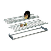 Scolapiatti incasso pensili da 80 cm. con telaio in alluminio regolabile
