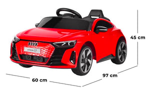 Macchina Elettrica per Bambini 12V Audi Etron GT Rosso