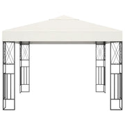 Gazebo 3x3 m Crema in Tessuto 48005