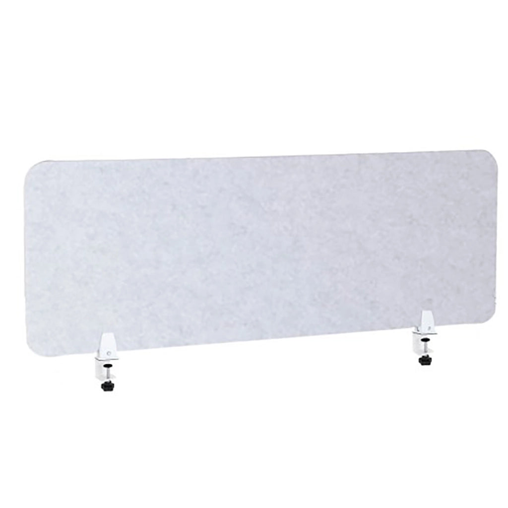 Pannello Fonoassorbente da Banco 120x45 cm Coppia di Morsetti Regolabili da Banco Finitura Grigio