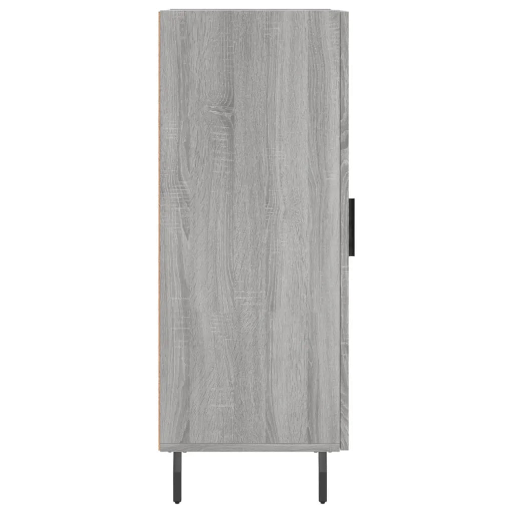 Credenza | Madia | Buffet da pranzo | Armadio da pranzo Grigio Sonoma 34,5x34x90 cm in Legno Multistrato